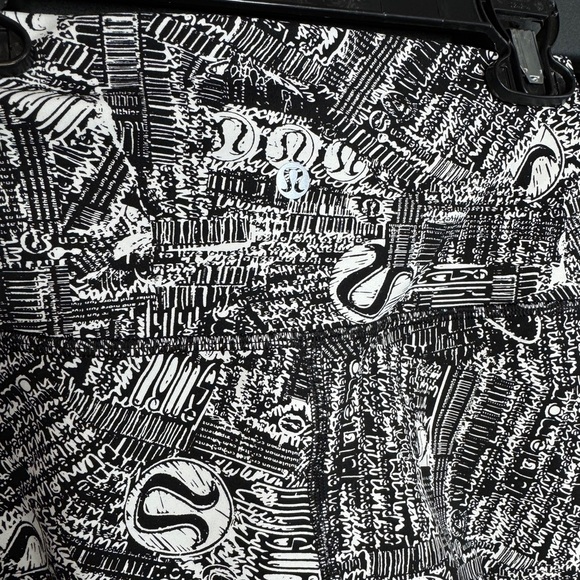 Lululemon Wunder Train High-Rise Tight 25" - Tear It Up Alpine White Black - Picture 5 of 6